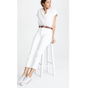 Agolde Riley cropped white jeans size 31
